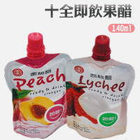 【嚴選在地食品】 【中華民國 】 果醋 水果醋 即飲醋 140ml 蜜桃 荔枝 2種口味可選