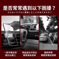 《汽車通訊百貨用品》汽車四合一防滑手機墊 汽車手機支架 車用多功能防滑置物手機架 汽車防滑墊 停車號碼牌 汽車置物墊~ 車用支架萬用手機架 導航固定座