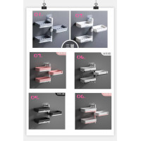 【百貨生活用品】 免打孔 肥皂盒 三層肥皂盒 旋轉肥皂盒  旋轉收納肥皂架 瀝水肥皂盒 壁掛肥皂架 浴室香皂架 瀝水香皂架